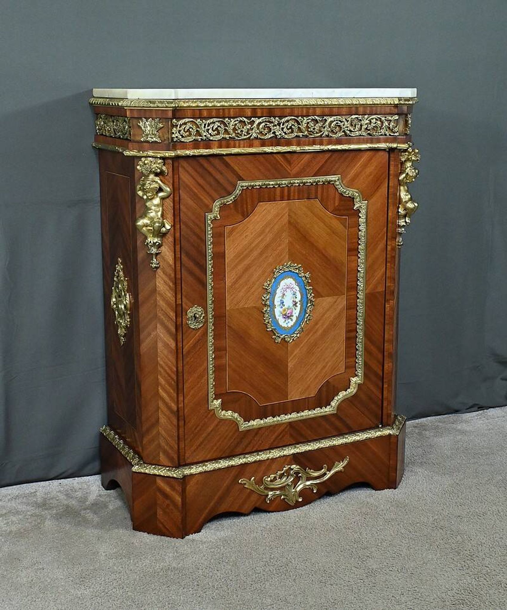 Mahogany sideboard, Napoleon III period – 2nd part of the 19th century