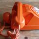 Telephone vintage orange