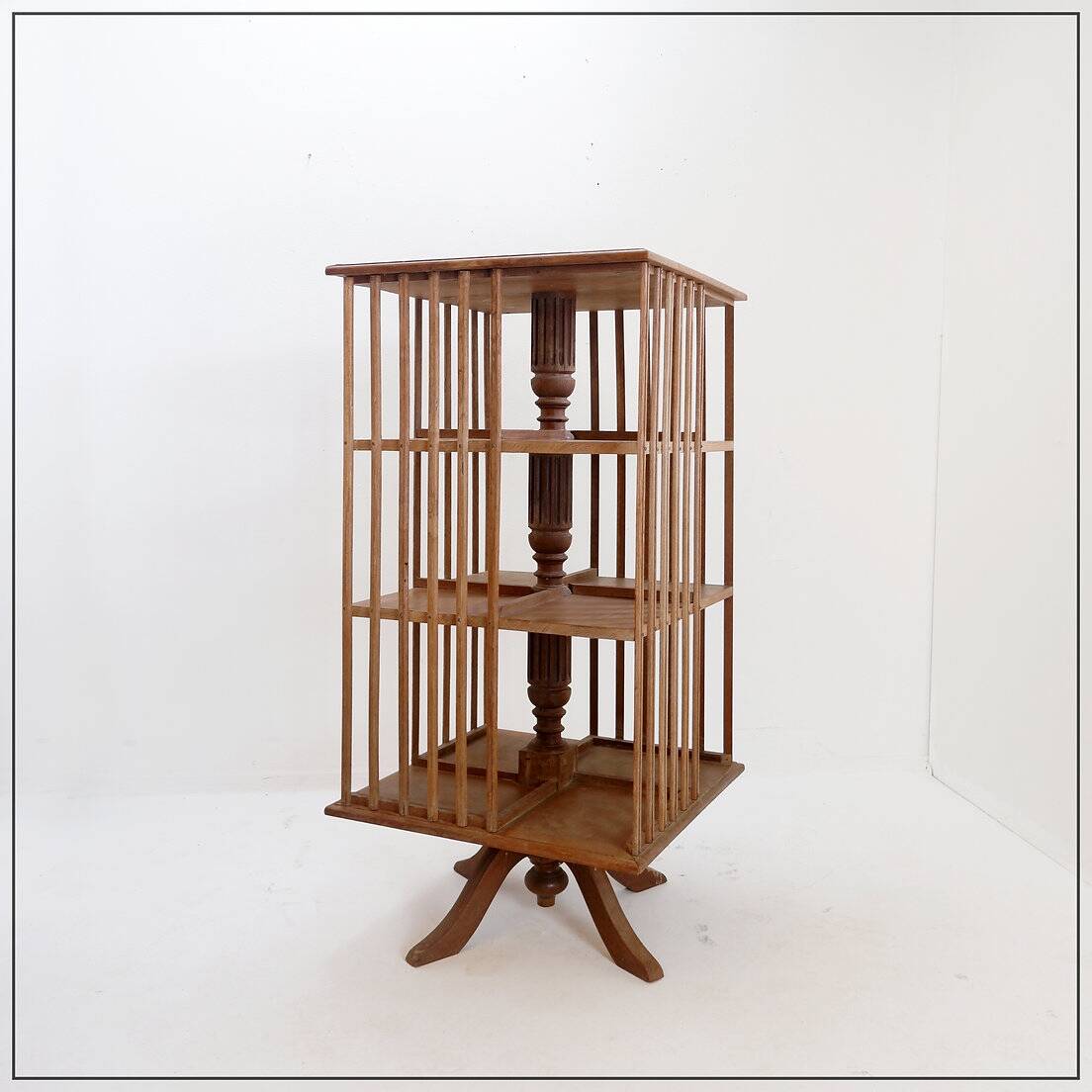 Revolving bookcase, early 20th century