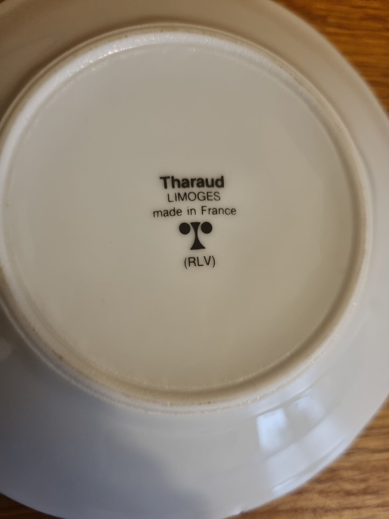 Limoges porcelain cup Tharaud RLV model Tendresse