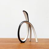 Sculptural porcelain vase from mid-century Germany by Lindner.