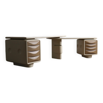 Ernest Igl Jet corner desk for Wilhelm Werndl, 1970s