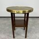 Secession coffee table with a brass top