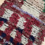 Tapis Marocain  Boucherouite coloré - 80 x 170 cm