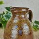 Stoneware pitcher signed Baudat