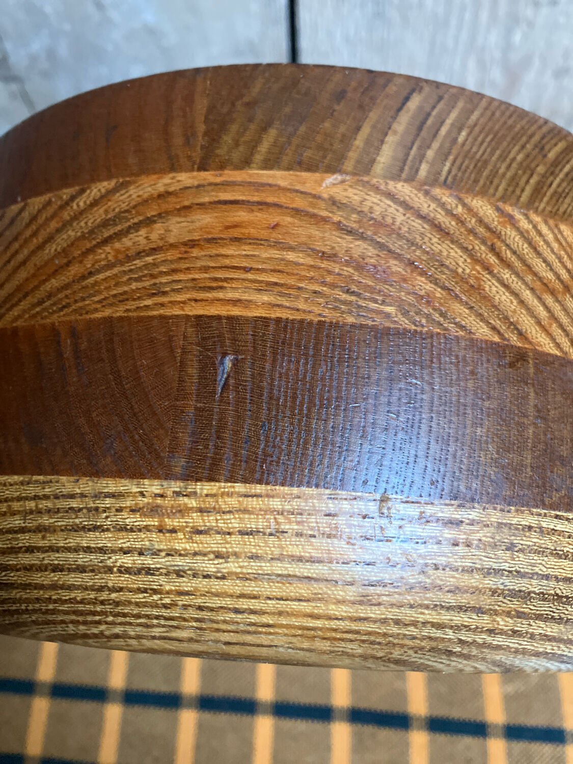Teak salad bowl