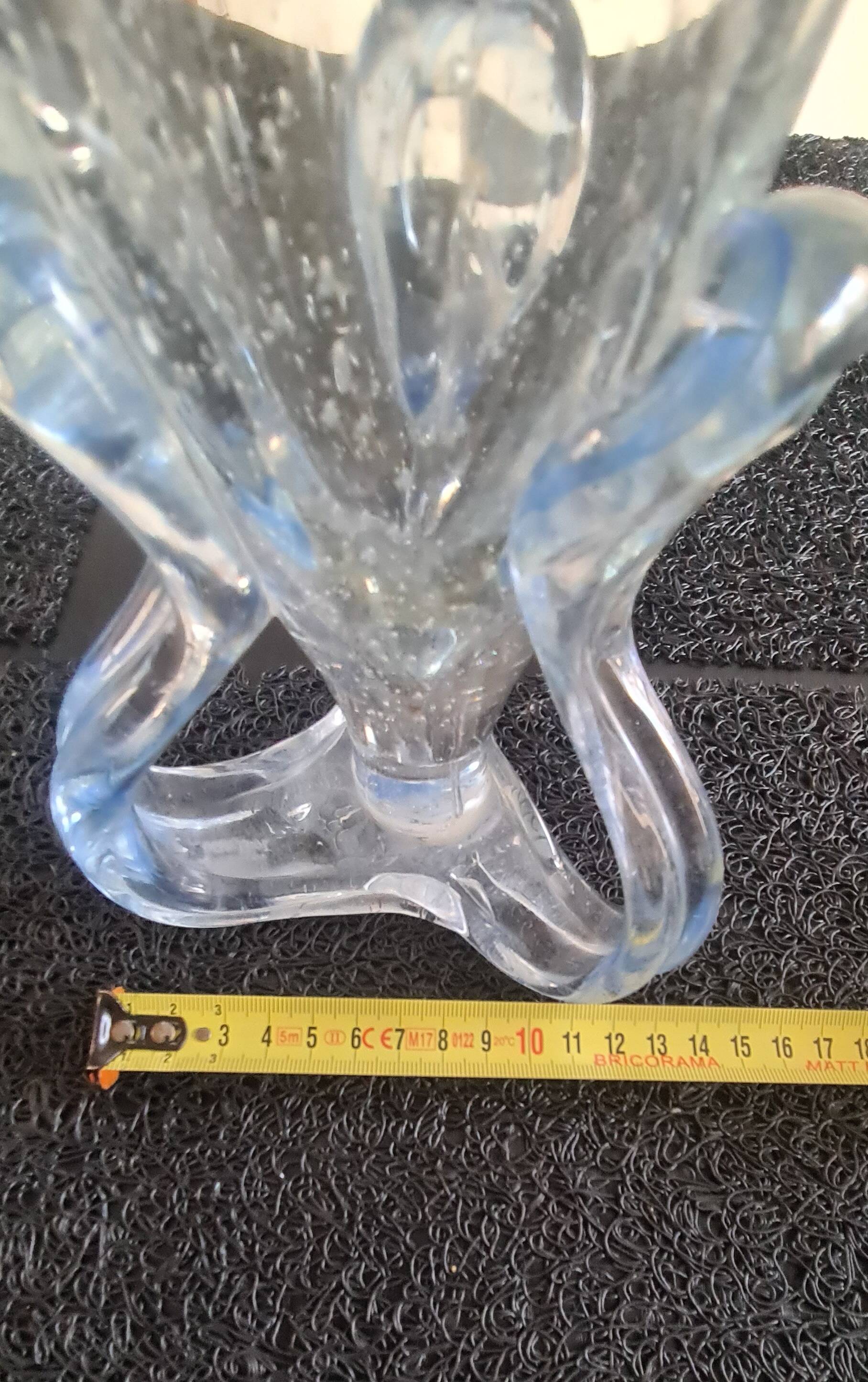 Artist Vase - Farinelli for Biot | Cloud Blue Bubbled Glass