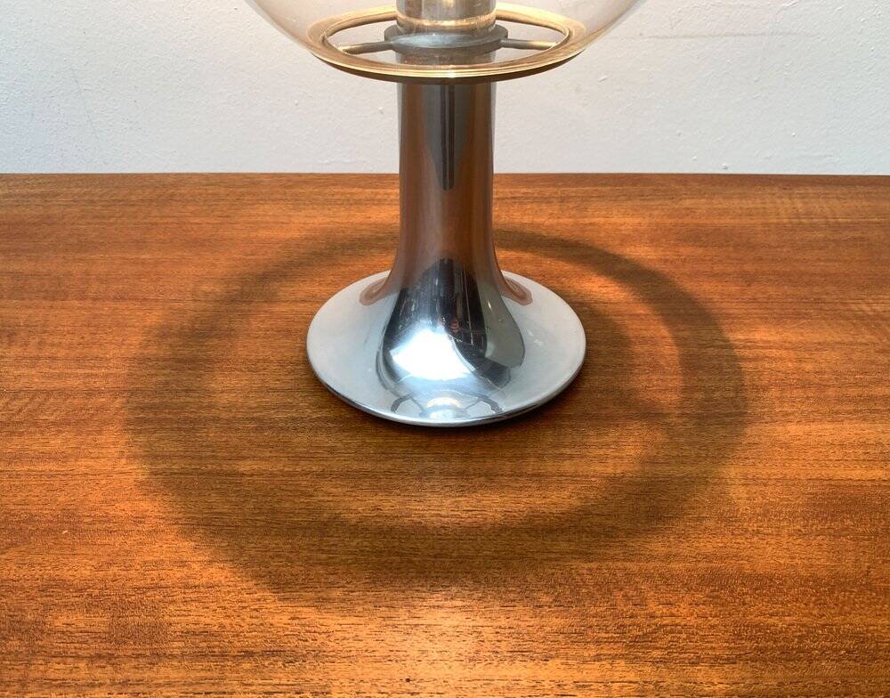 Vintage 1970s space globe table lamp