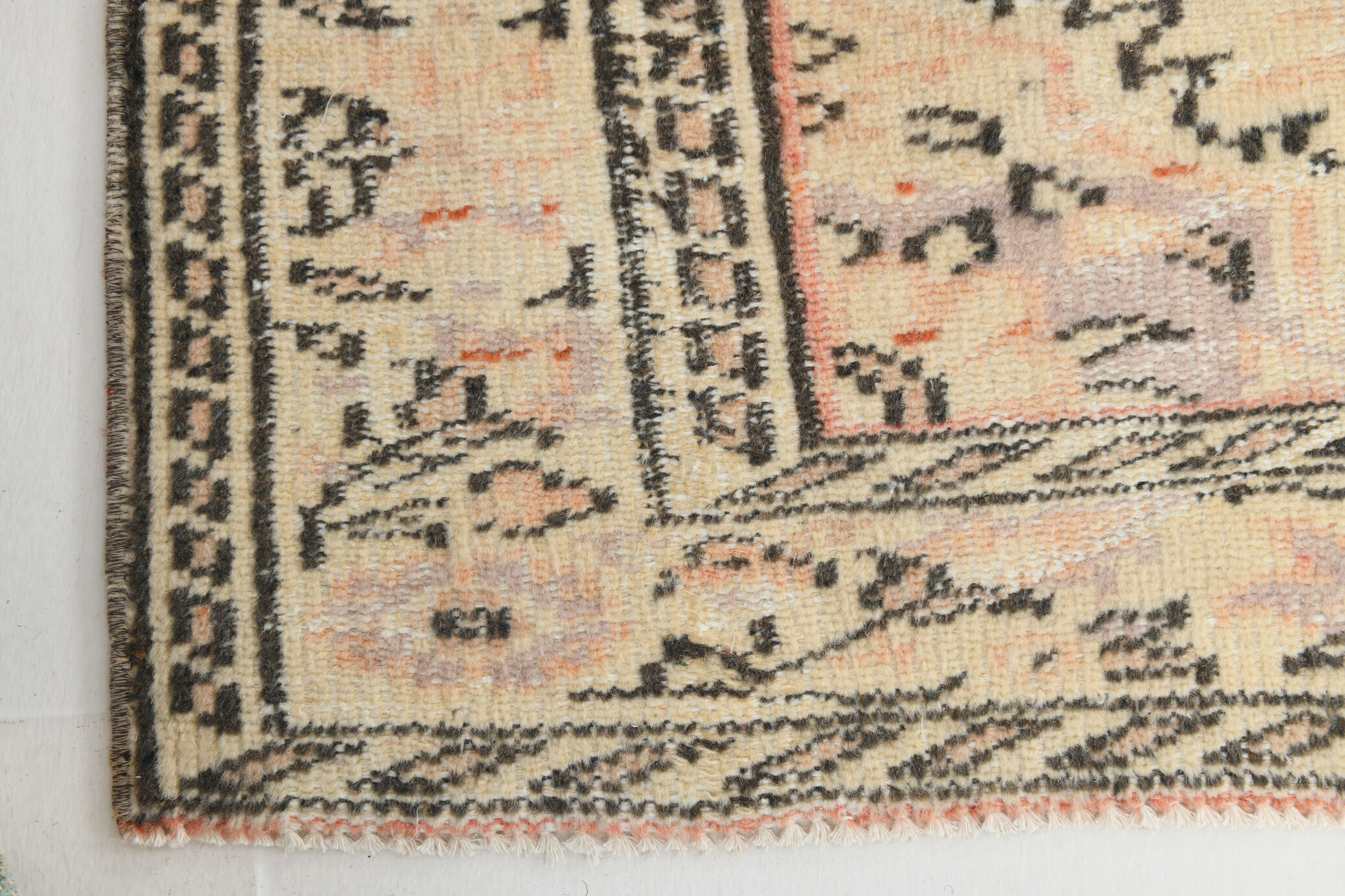 5x9 Madallion Pastel Vintage Rug, 263x160Cm