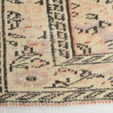 5x9 Madallion Pastel Vintage Rug, 263x160Cm