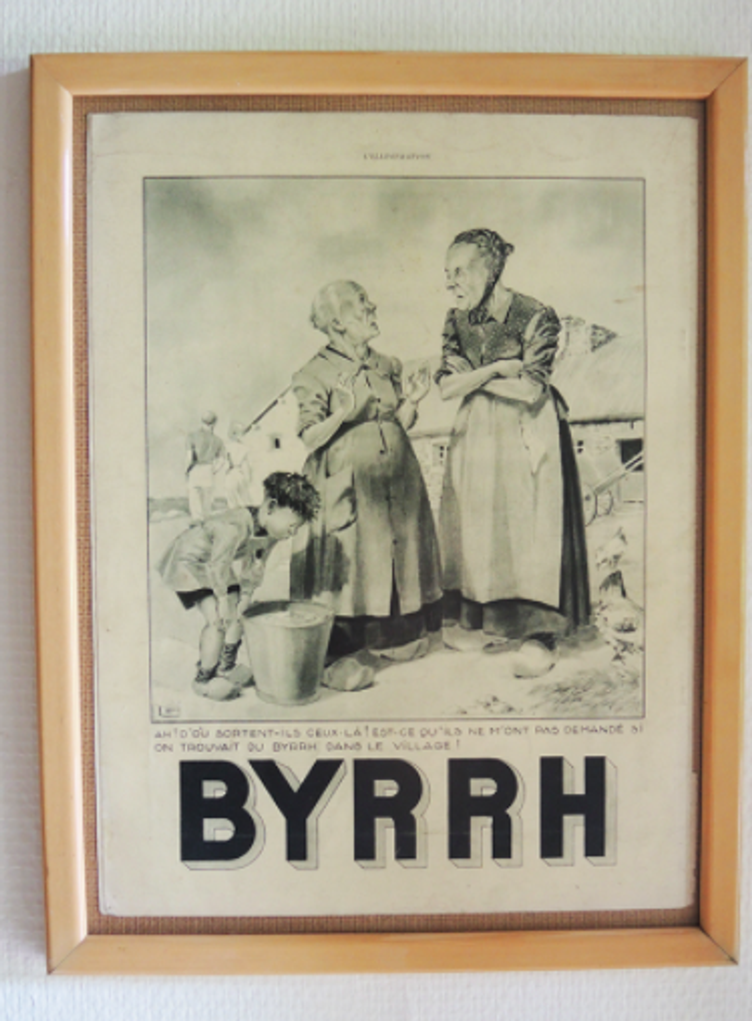 Affiche BYRHH encadrée