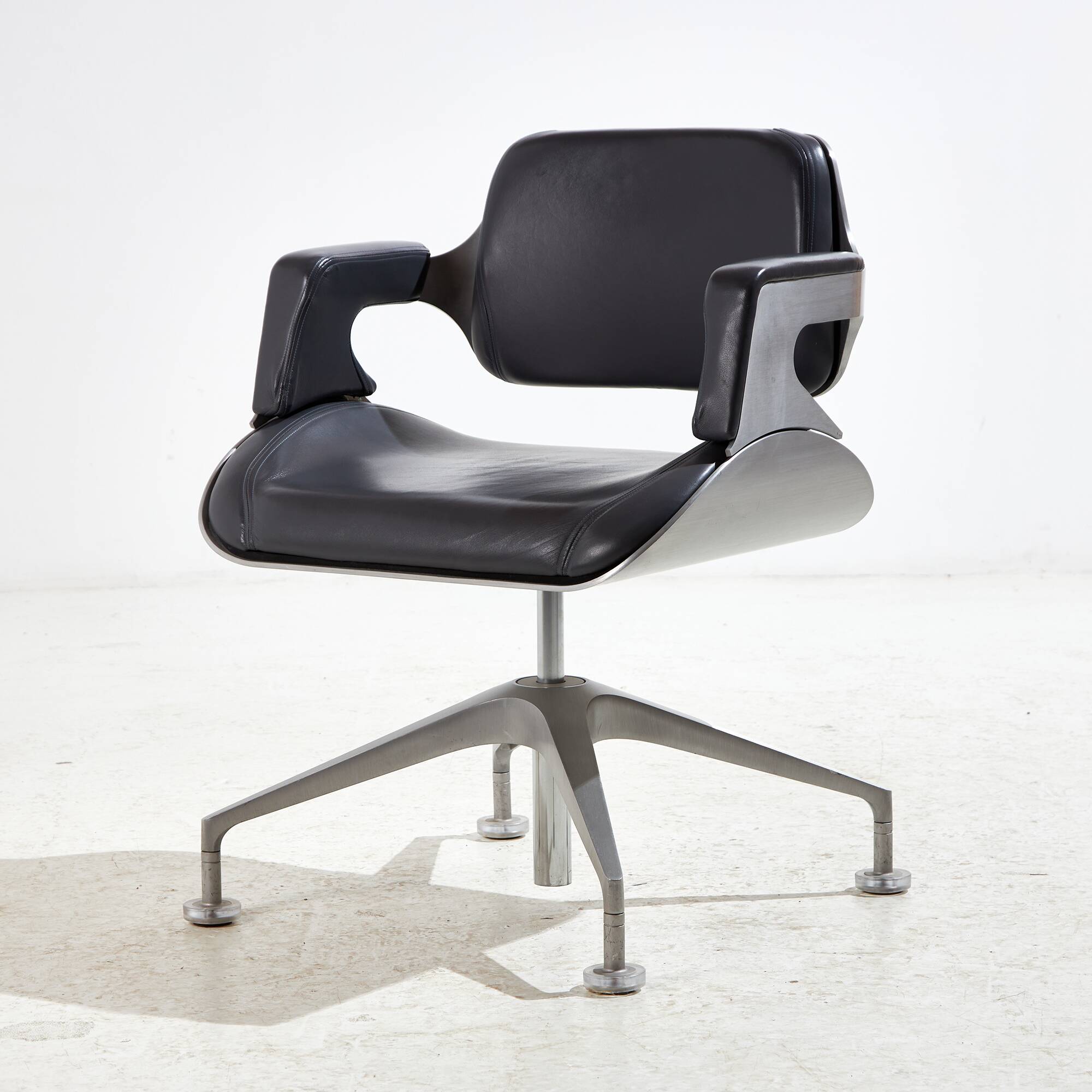 Chaise argentée par hadi teherani pour interstuhl (mk10281)