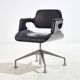 Chaise argentée par hadi teherani pour interstuhl (mk10281)