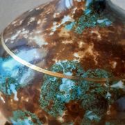 Vase soliflore en porcelaine de Limoges émaillée