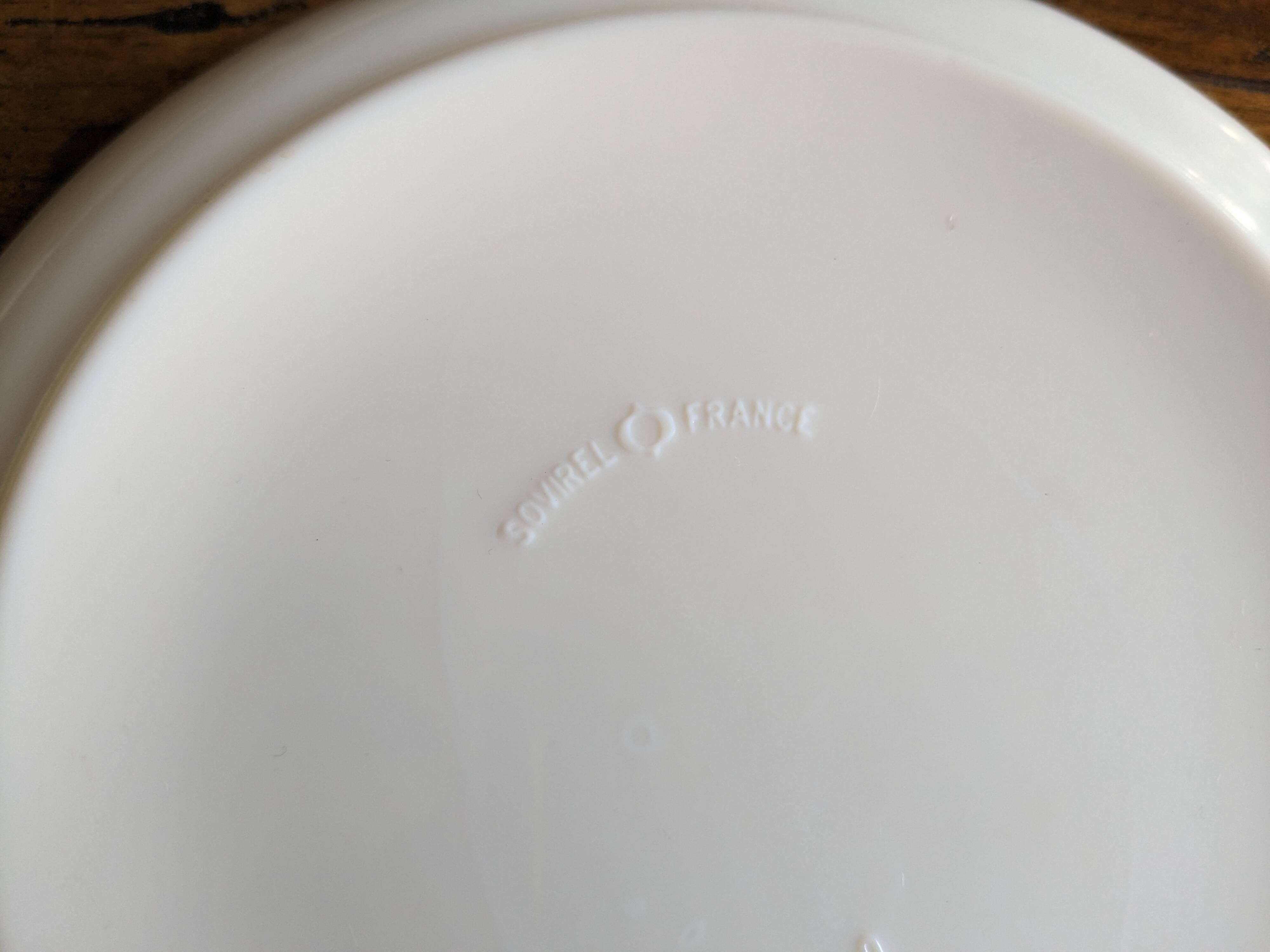 Service de 10 assiettes à dessert vintages par Sovirel
