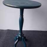 Blue wooden table