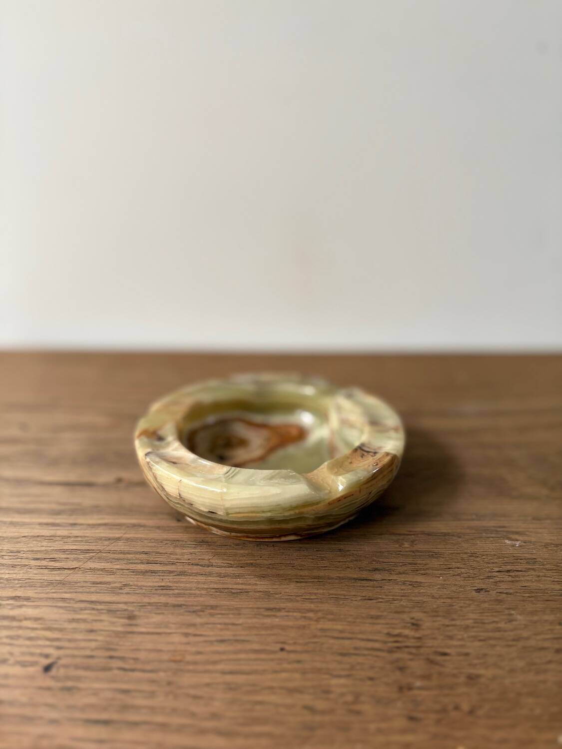 Cendrier en onyx vintage