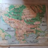 Old poster of geography.