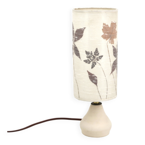 Lampe en céramique blanche,