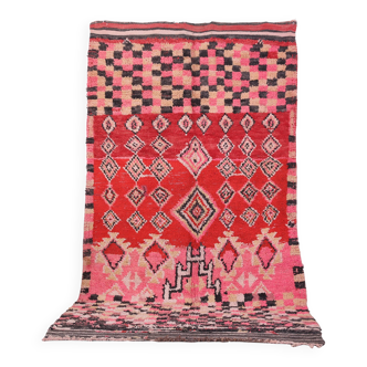 Vintage Handmade Boujaad Rug 156 x 293 cm - Berber rug - Moroccan wool rug