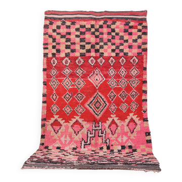 Vintage Handmade Boujaad Rug 156 x 293 cm - Berber rug - Moroccan wool rug