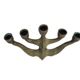 Brutalist - Horst Dalbeck - bronze- candlestick- Duitsland - 1950-1970