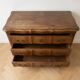 Antique curved wooden commode in classic style