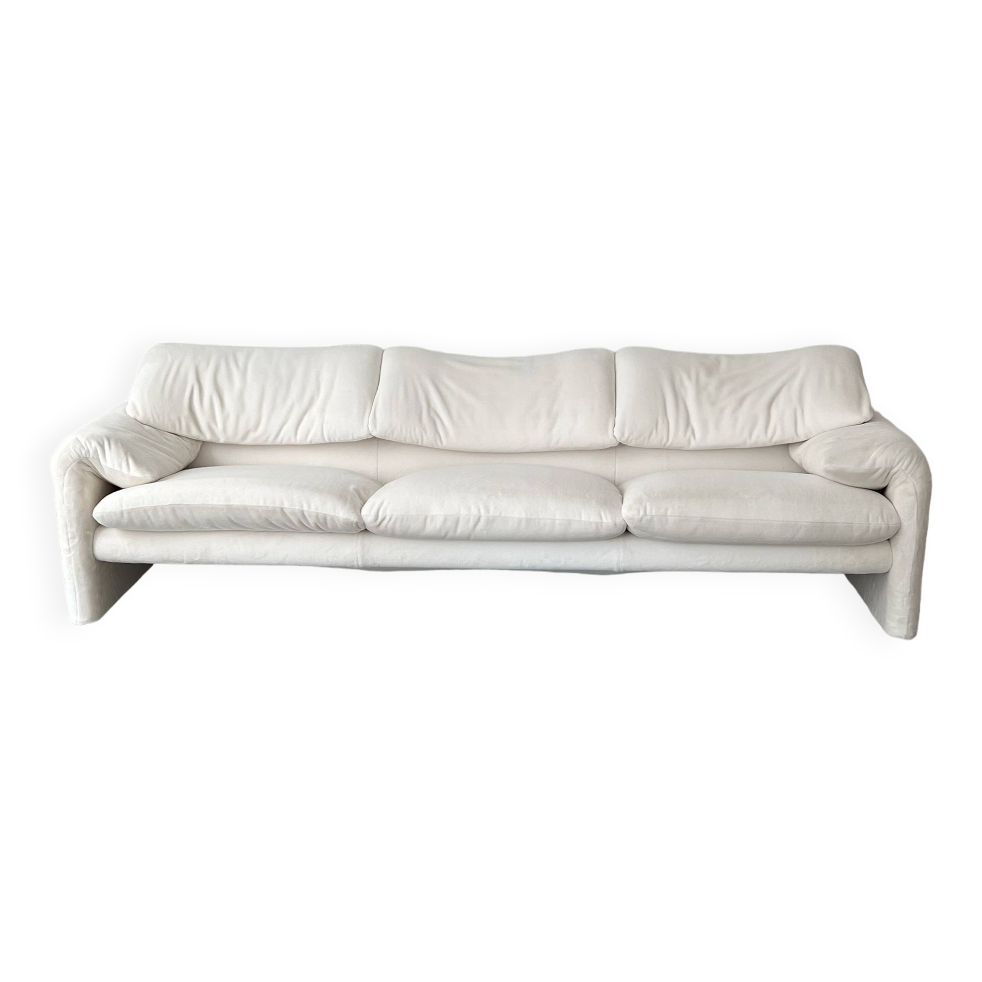 Maralunga 3-seater sofa by Vico Magistretti for Cassina Italy 1973