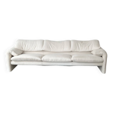 Maralunga 3-seater sofa by Vico Magistretti for Cassina Italy 1973