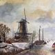 Huile Sur Panneau Paysage Hivernal