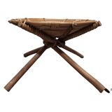 Vintage African Rattan Stools, 190s