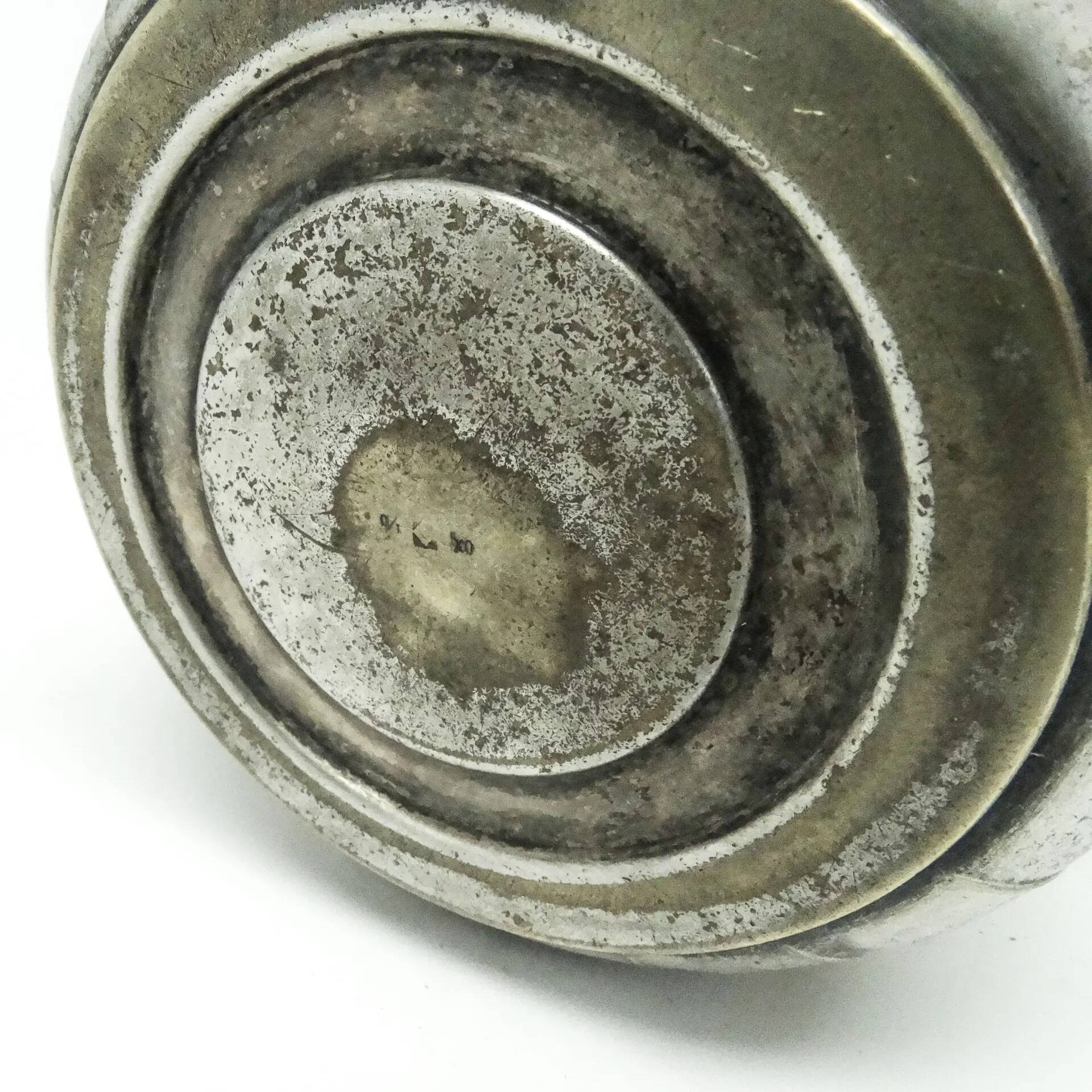 Sugar bowl, eclecticism, silver-plated brass, WMF, Germany, early 20th century