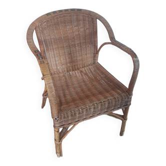 Rattan armchair