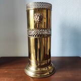 Vintage brass umbrella stand