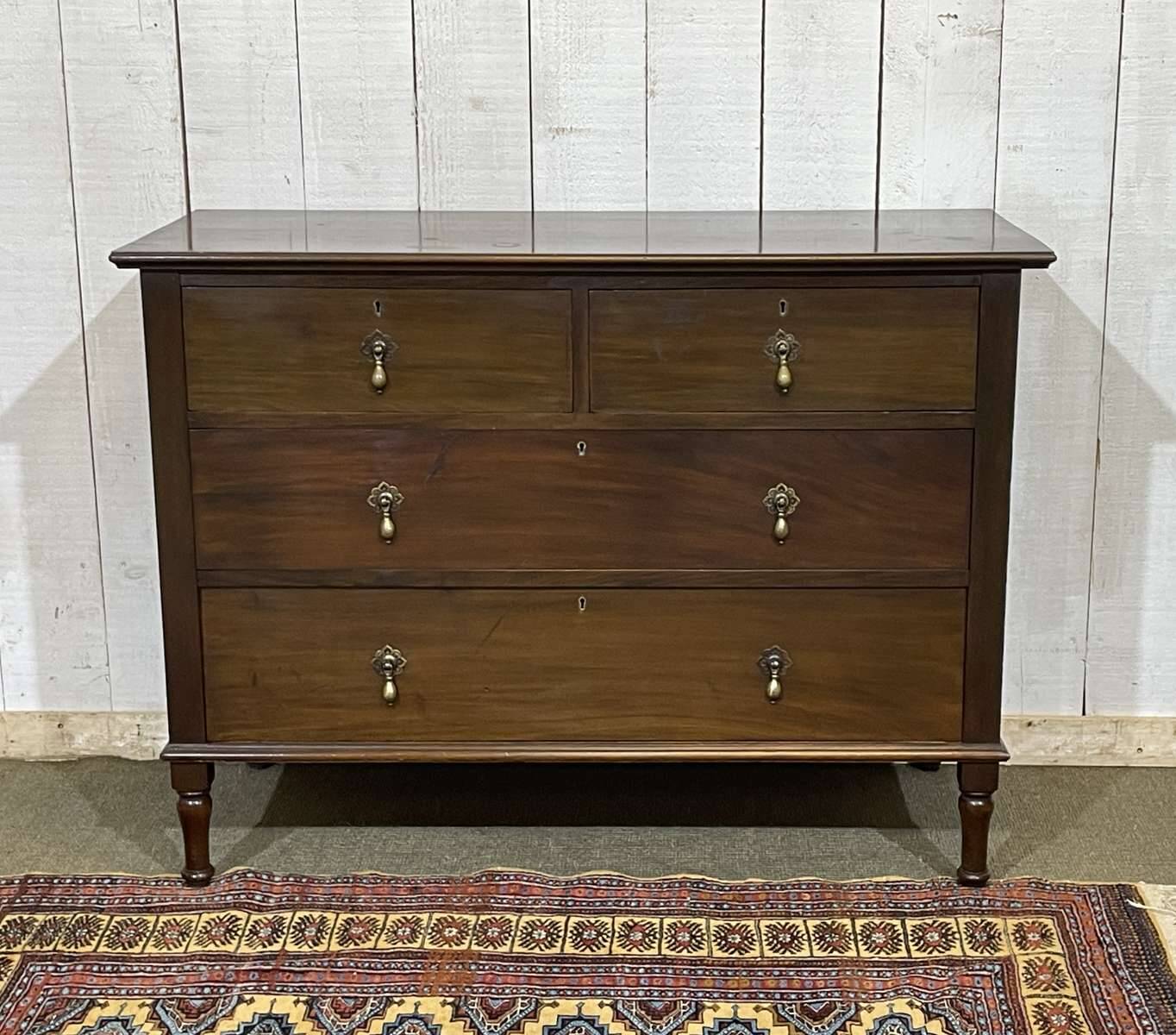 English mahogany commode from the 1930s.