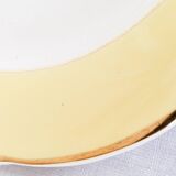 Yellow dessert service in Lunéville earthenware, Jonquille model