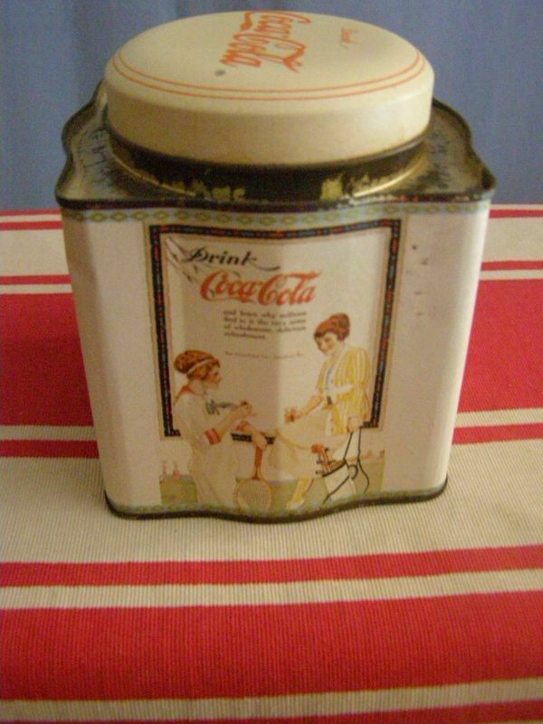 Old metal advertising box "Coca Cola"