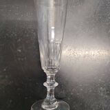 5 flutes à champagne Louis Philippe en verre