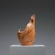 Forme sculpturale en chêne solide