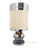Large Mid-century Italian Chrome Table Lamp, 1970s