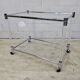 Vintage glass and chrome drinks trolley / tea trolley / side table