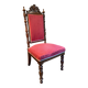 High-backed chaise longue in carved mahogany, 19th century, Napoleon III