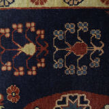 Handwoven antique wool khotan rug- 119x286cm