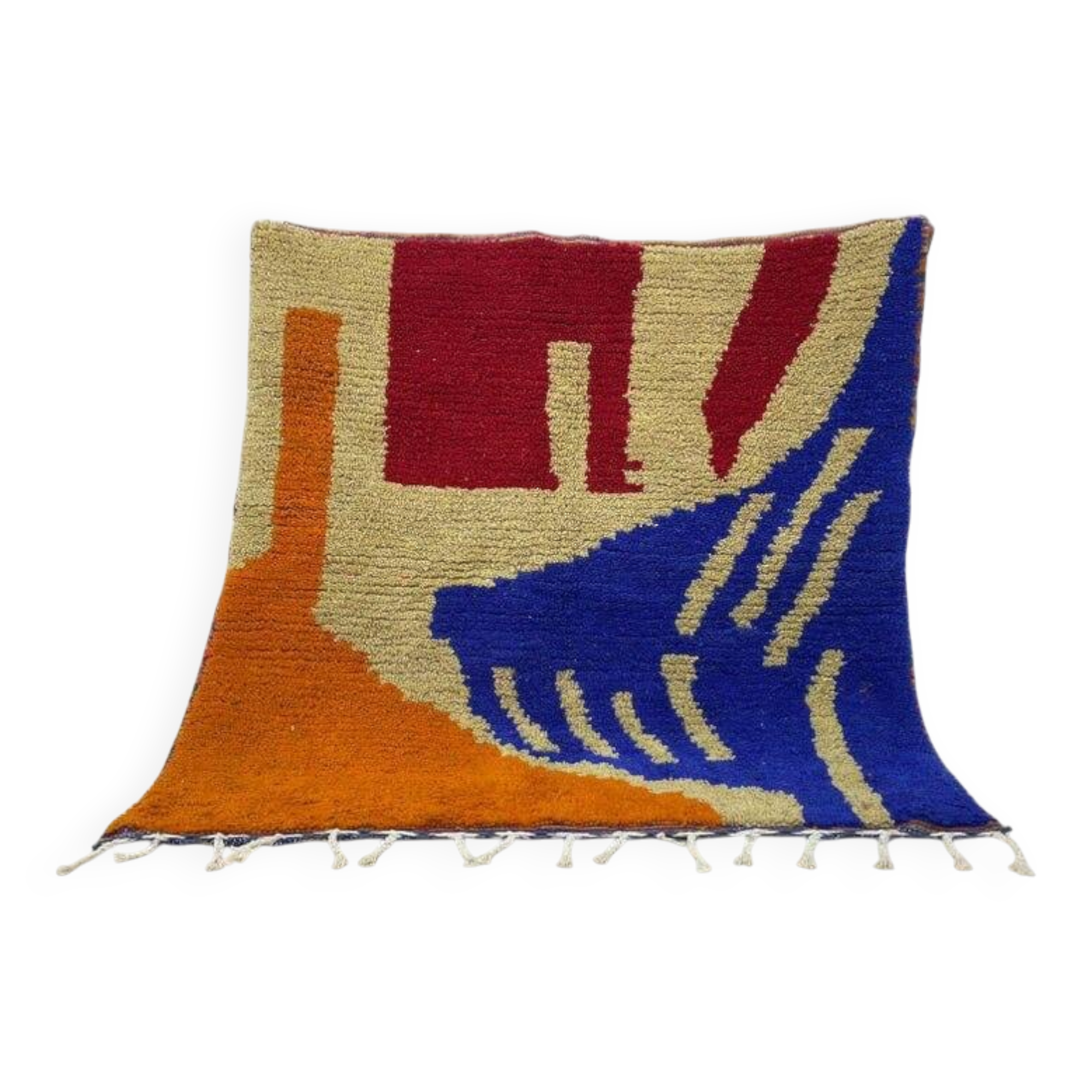 Traditional handcrafted Berber rug, size 140 x 260 cm