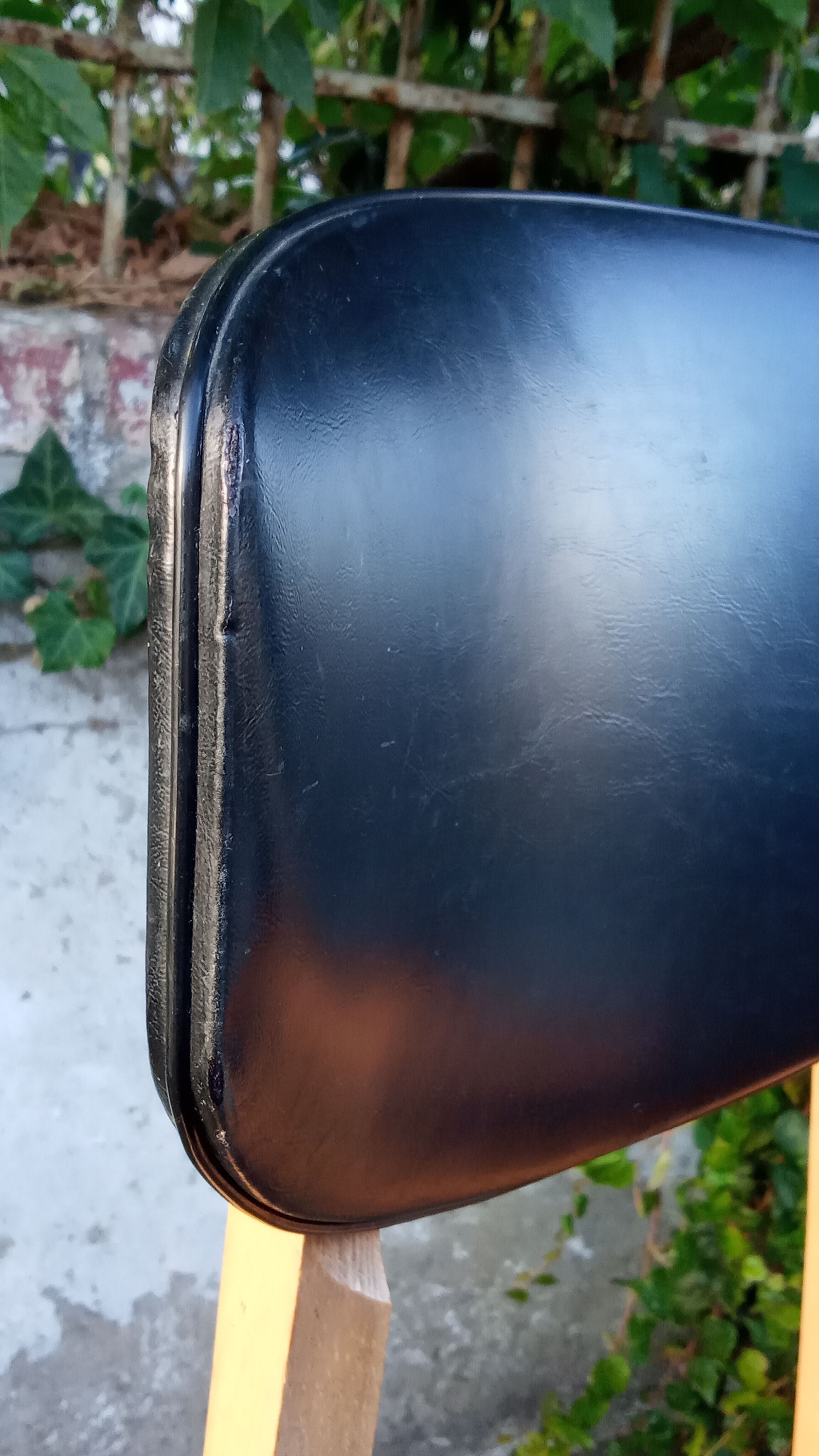 Four chairs in skaï, Scandinavian style, 60s