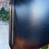 Four chairs in skaï, Scandinavian style, 60s