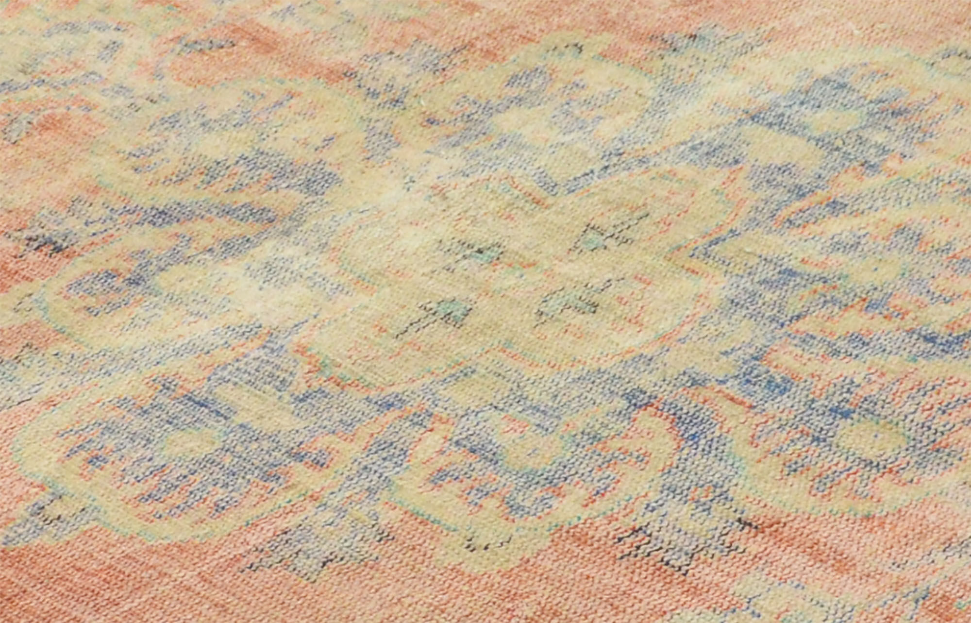 Anatolian handmade vintage rug 216 cm x 138 cm