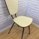 Lot de 5 chaises en formica beige