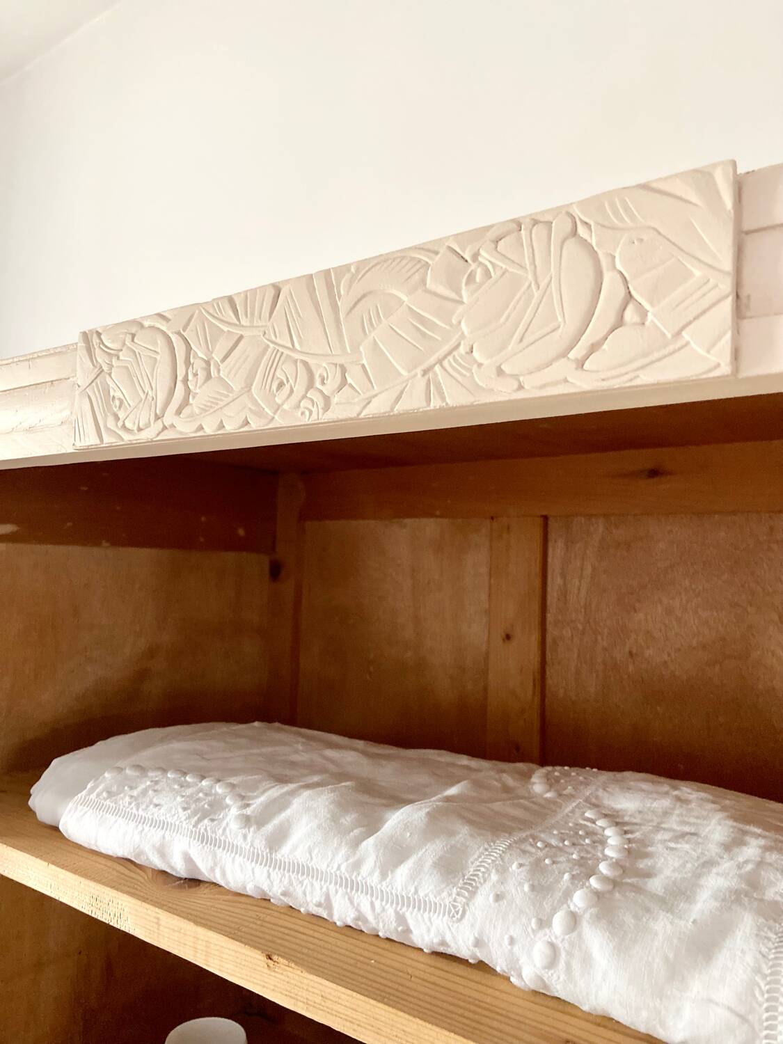 Parisian Art Deco nude pink wardrobe