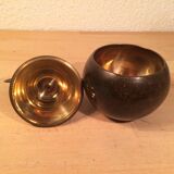 Vintage brass pear box